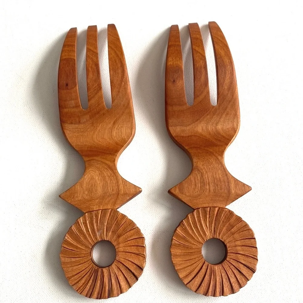 Bamboo salad‎ forks